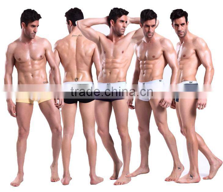 2015 Low Waist Boxer Underwear wholesale Cotton Underwear Comfortable Mens Boxer