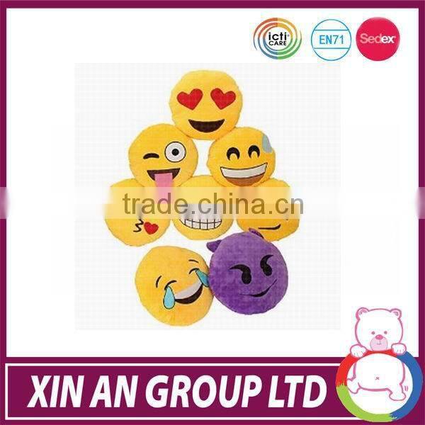 New heart eyes plush emoji pillows soft toy