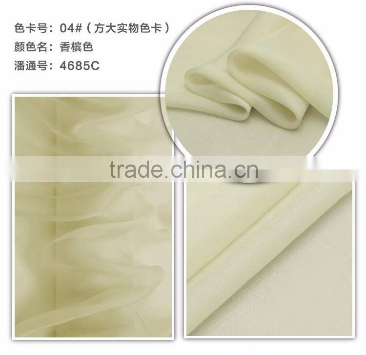 new multi-colored silk chiffon 5mm by the yard