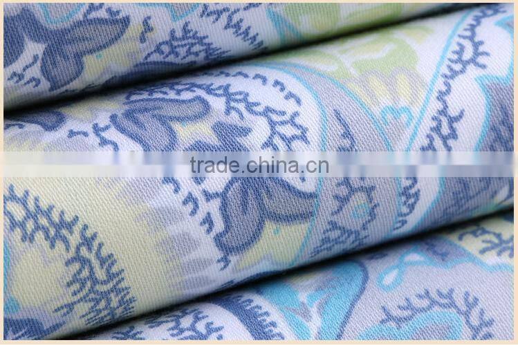 100% cotton Egyptian cotton tribute silk fabric 60s activity of printing and dyein fabric