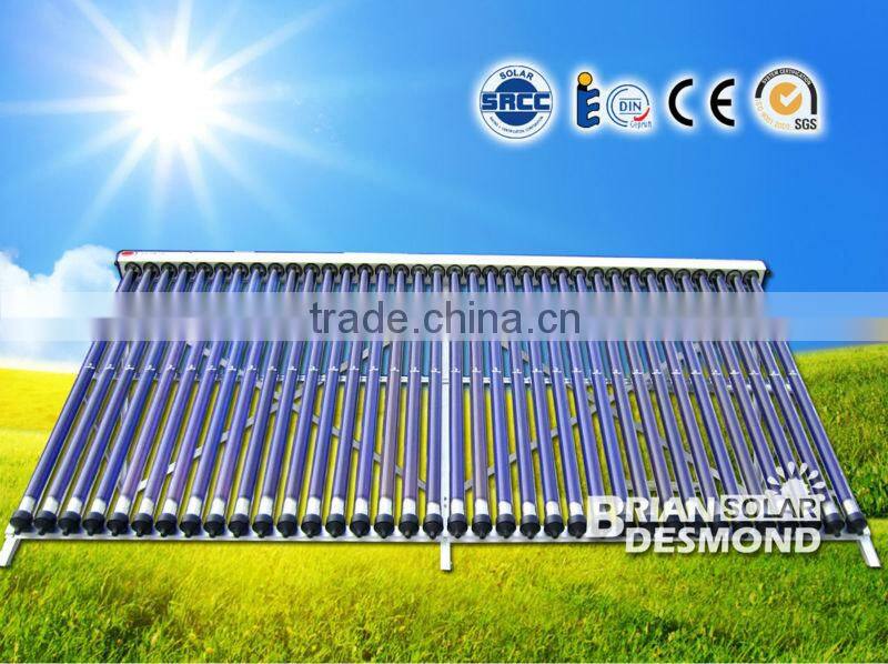 Separated Evacuated Tube Heat Pipe Solar Collector