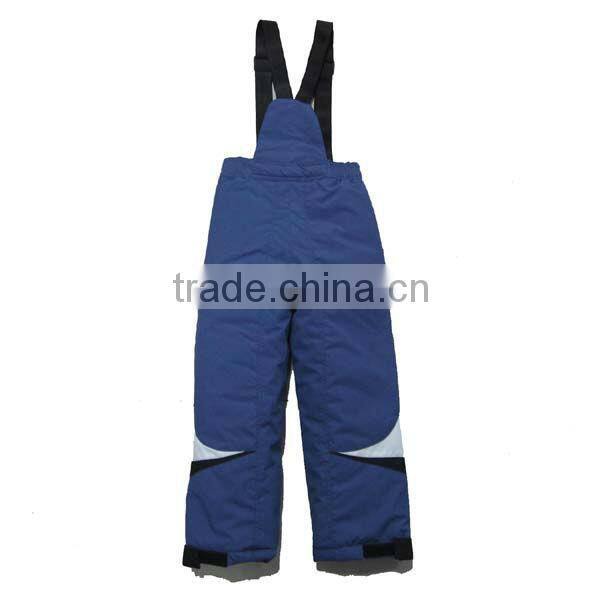 2013 New nylon taslon waterproof boys fashion blue ski suits for kids ski jackets and pants suits in ski & snow wear