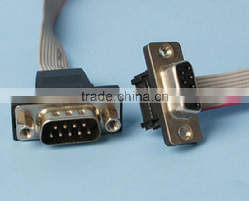 hot sale 9-n pin d-sub connector with cable