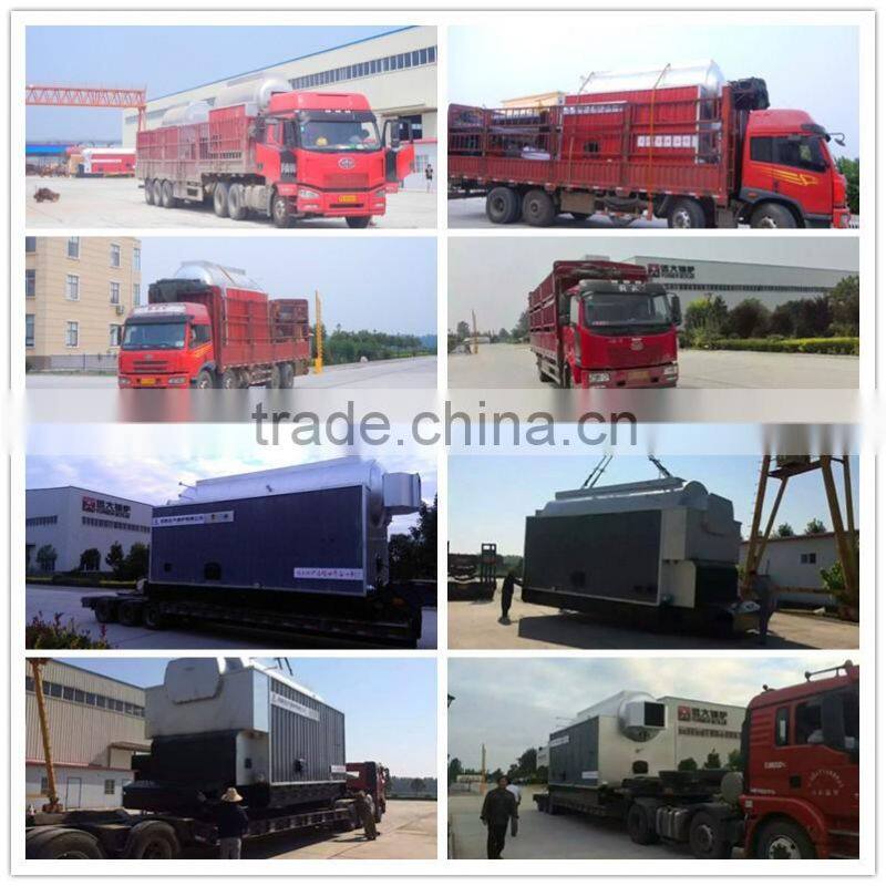Industrial dzl series automatic chain grate coal fired hot wataer boiler for hotel and bathhouse