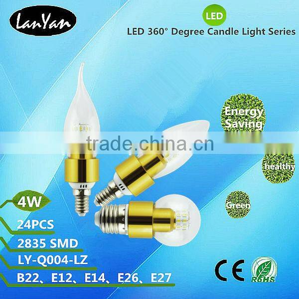 beatiful high quality e26 e27 led bulb 4w with CE ROHS