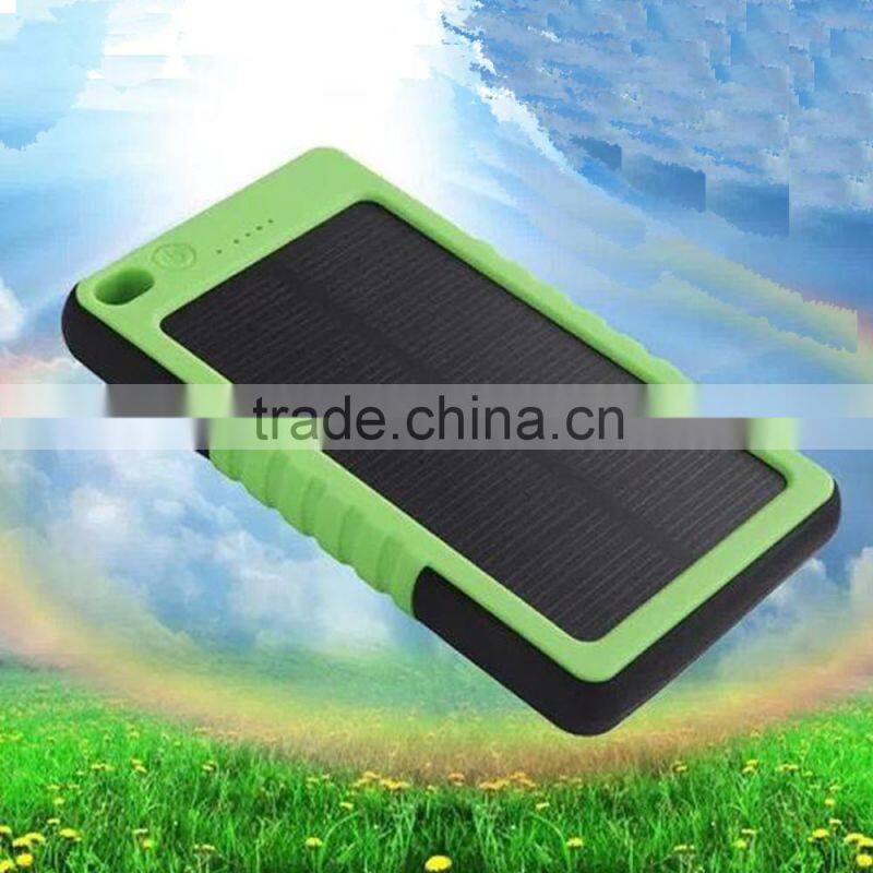 2016 outdoor multi functional USB solar mobile power supply waterproof & shockproof camp equipment manufacturer supplier