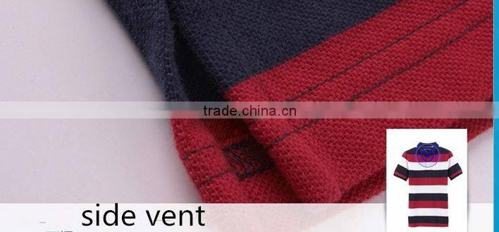 2014 polo brand summer striped shirt men 100% nylon polo shirt