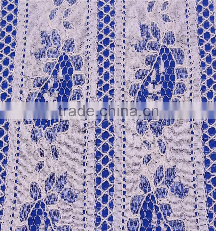 Venice cotton cord lace trim for ladies dress