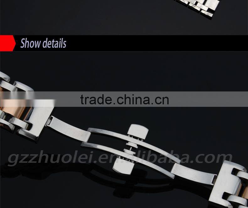 16|20mm high quality imported stainless steel watch bracelet for men's and women's Wholesale 3PCS