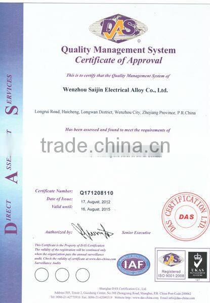 ETP Cu based&AgCdo Layer 90-10% Bimetal Fixed silver contacts tips for Electronics switch,relay ,connector