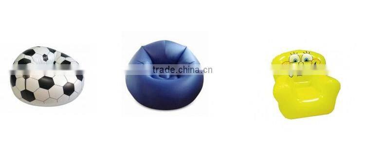Cheap inflatable sofa,flocking inflatable sofa chair,inflatable sofa bed