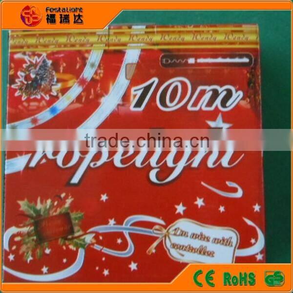 Outdoor normal rope lights, rice light for christmas, garden ligts ETL