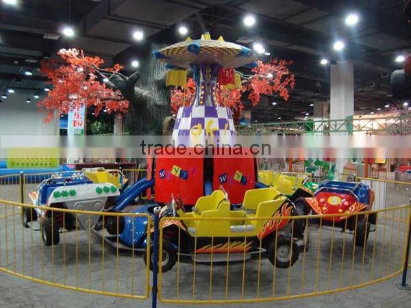 New amusement park rides,rotating crazy flying car rides