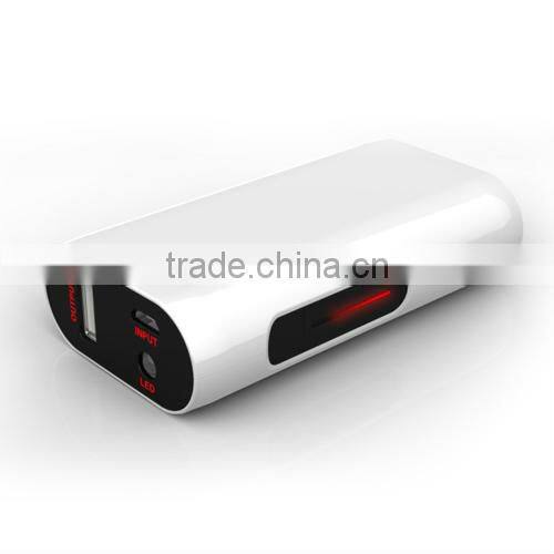 Hot selling!!!!LED lighting portable charger 5200mah best power bank