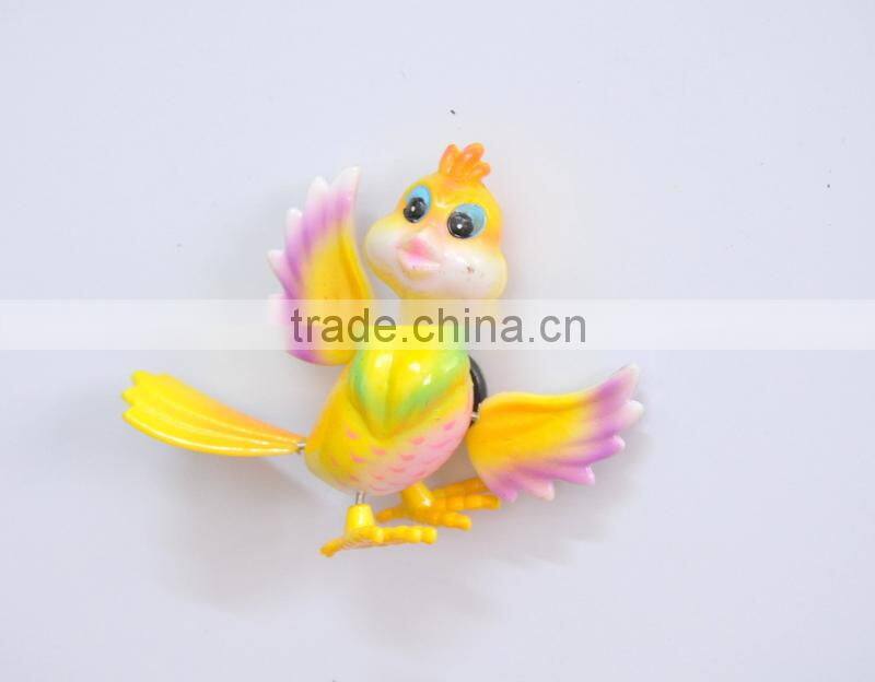 4 inch Plastic Art Customized Animal Handmade Cartoon Bird Fridge Magnets For Home Decoration