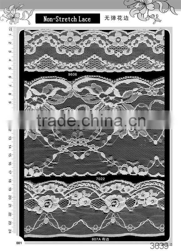 cotton embroidery Lace for garment trim