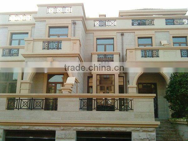 2014 Top-selling hand forged iron balcony railing designs