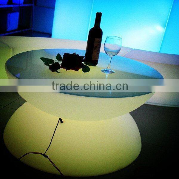 unique led round bar table furniture for sale led light bar table