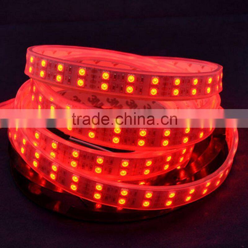 double row 5050 144w LED strips RGB 120 led meter IP20 non waterproof for indoor