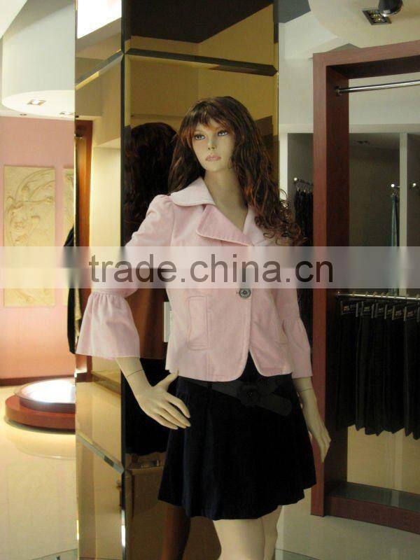 100%cotton velvet fabric for women's garment