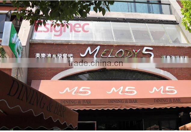 Grade stainless steel luminous characters / luxury brand shop door head / custom high brightness signs