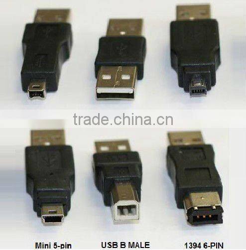 HOT USB FIREWIRE 1394 CABLE TRAVEL KIT 6 ADAPTER CONVERTER