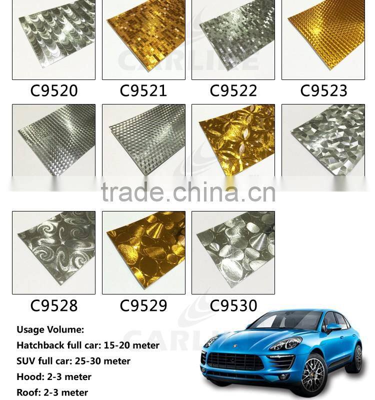 C9526 3D Stretchable Sticker Vinyl PVC Decorative Film