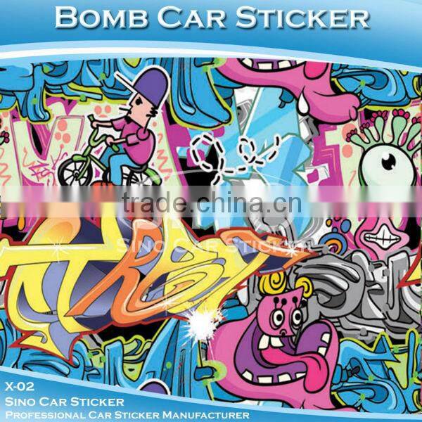 200 Different Type Wholesale 5x98ft Sticker Bomb Vinyl Sticky Back Vinyl