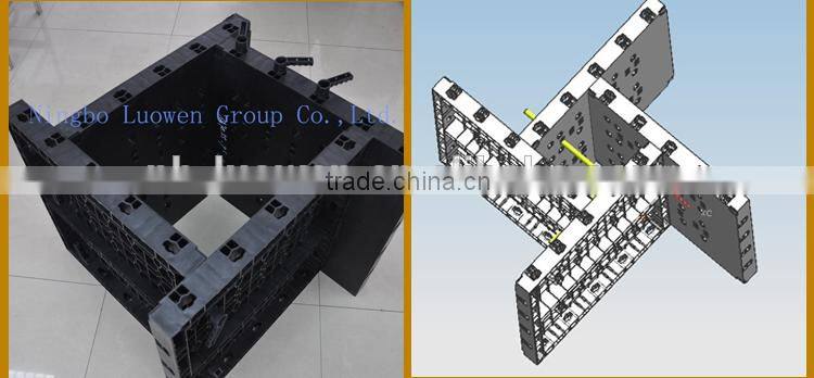 Modular Plastic Formwork Board for Construction System