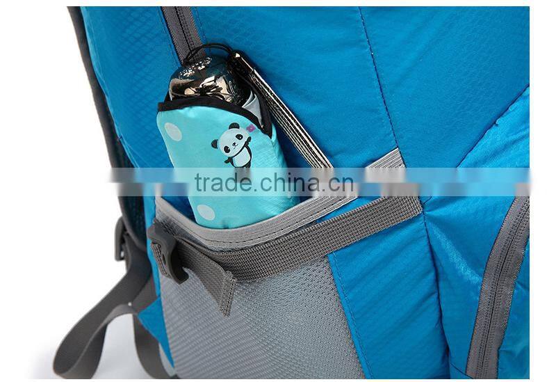 Outside folding travel backpack travel