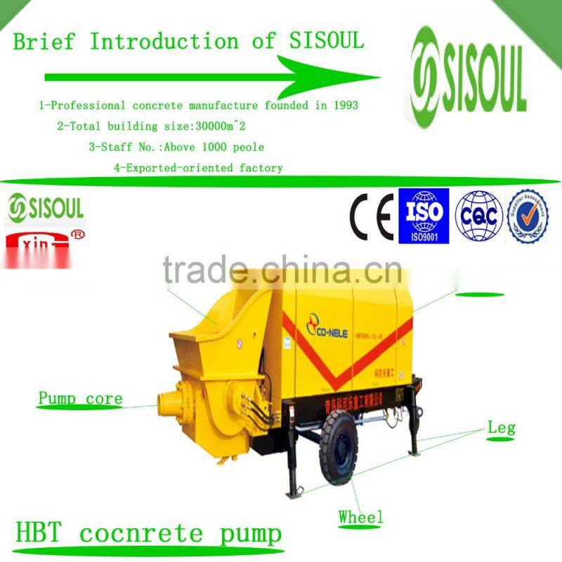 CO-NELE HBT80S Electricromotor Concrete Pump Machinery equippment price for sale
