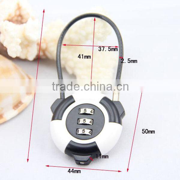 travel products adjustable digital combination cable lock luggage