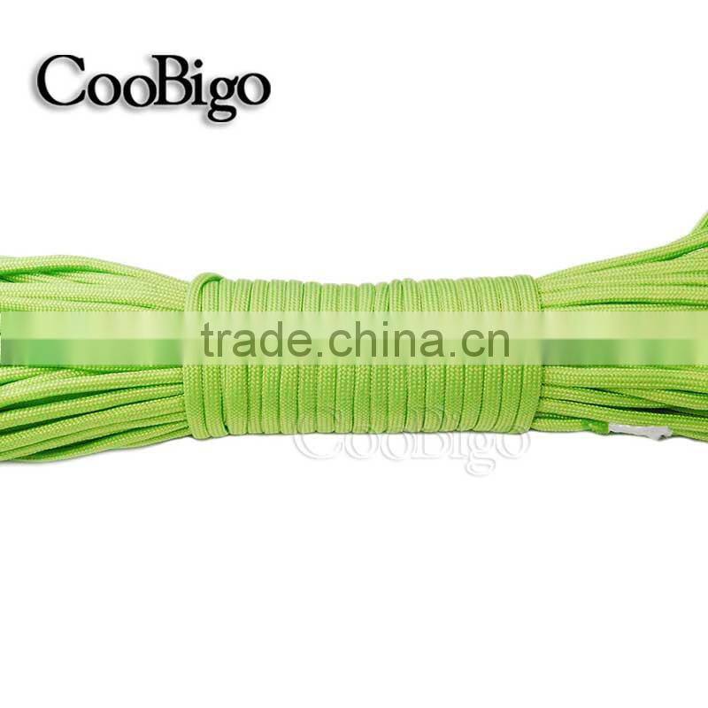 Paracord 550 Parachute Rope 7 Core Strand 100FT For Climbing Camping Buckles Bracelet 54 Colors For Pick #S0021-A/B1-50