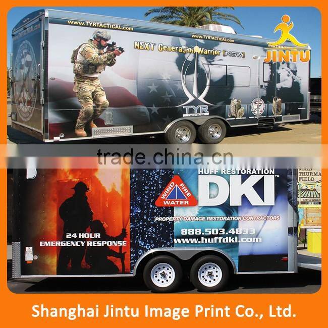 Custom removable vinyl car wrap vehicle body wrap