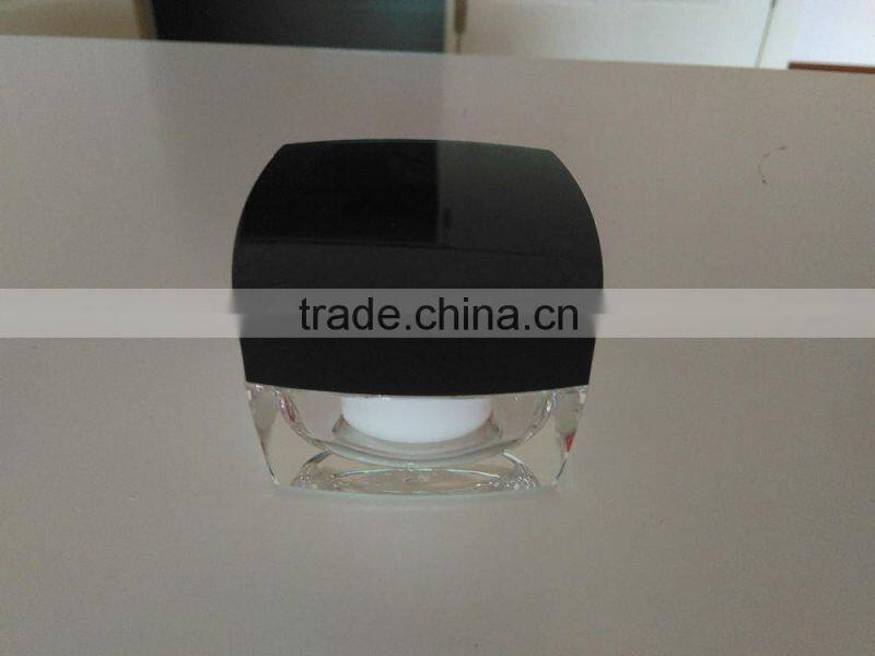 Rise TUV BPA free Decorative cosmetic 5ml cosmetic plastic jars