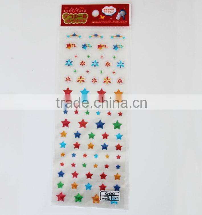 ECO-friendly Non-toxic 3d pvc epoxy sticker,room decoration custom epoxy sticker