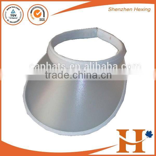 Custom high quality promotion visor cap transparent with competitive price