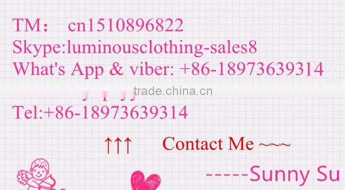 High tech optic fiber luminous 7 color african dress made with fabric