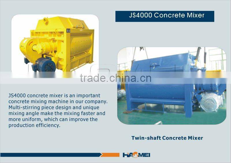 JS4000 hormigonera nuevo de haomei