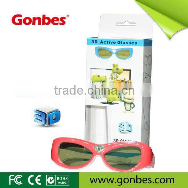Active shutter 3D DLP-LINK Projectors glasses for Kids 3D Projector eyewear Optama Acer BenQ NEC