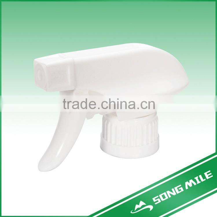 All plastic trigger sprayer head with safe ring for cleaner bottles