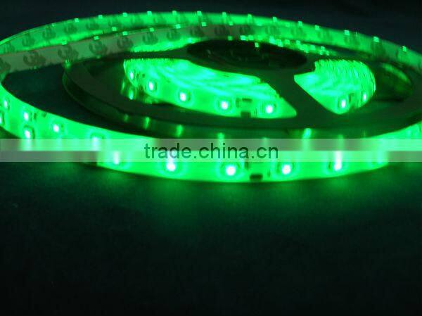 Green Color 3528 SMD 60leds/m IP65 Epoxy Resin 12C DC White PCB LED Strip Light