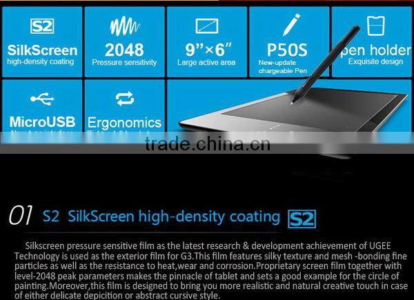 G3 5080lpi ugee graphic designing tablet