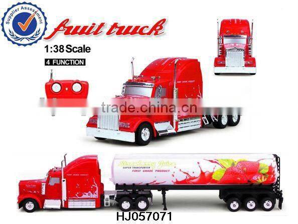 1:38 four channel radio control truck