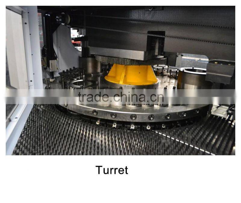 OHA" Brand AFM-1250 manufacturing cnc punching machine hydraulic punch press with Amada tools turret punching Fanuc control