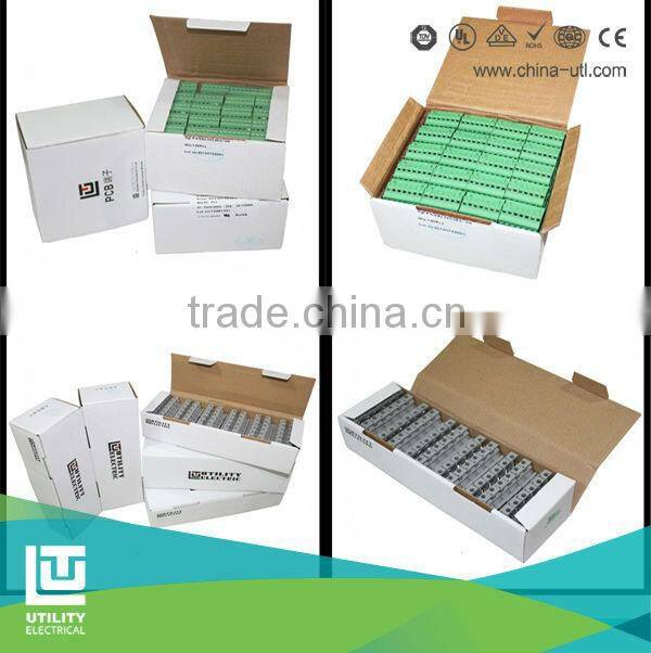 125V 6A 2.54mm Pitch 4-Pin PCB Screw Terminal Block Connector