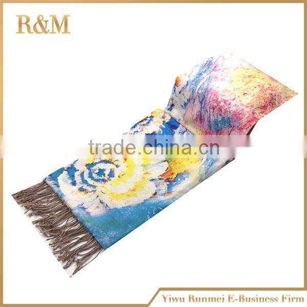 FACTORY DIRECTLY excellent quality silk long scarf with fast delivery