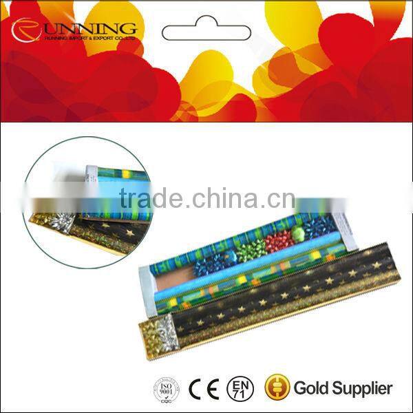 Laser printed Gift wrapping paper set in pvc tube