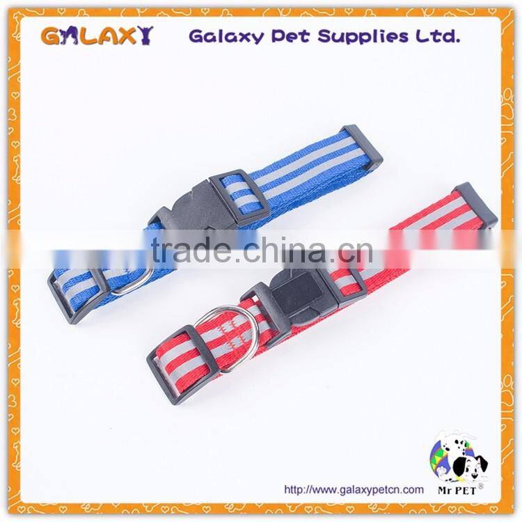 Plain knitting strong nylon material dog leash made in china