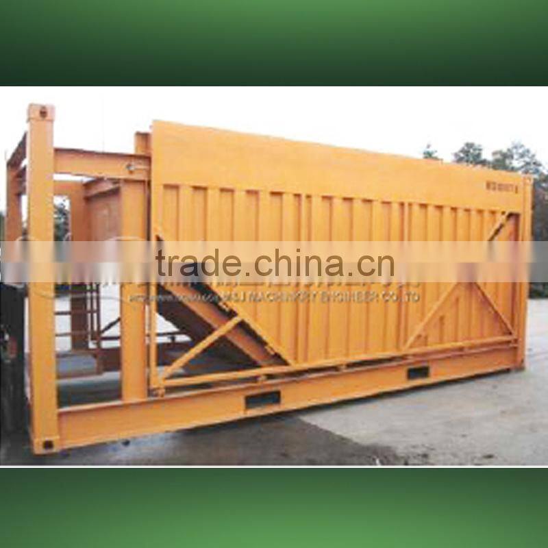 mobile containerized bagging system with CE, ISO9001-2008